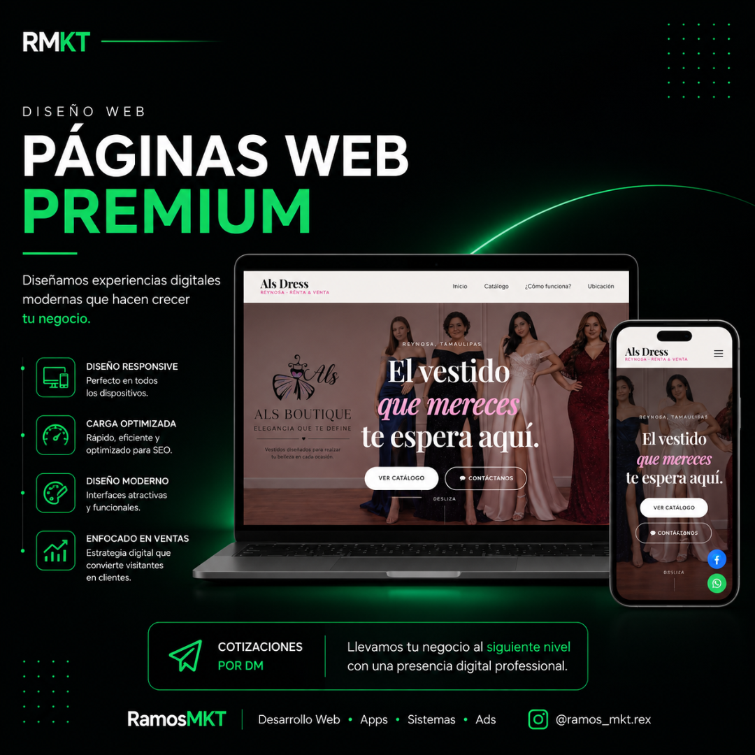 Páginas Web Premium — RamosMKT