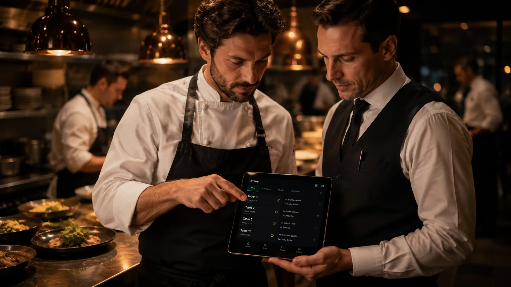 Restaurante con menú digital — RamosMKT